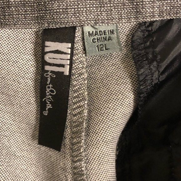 Kut From the Kloth Gray Workwear Dress Pants 12L - Picture 2 of 6